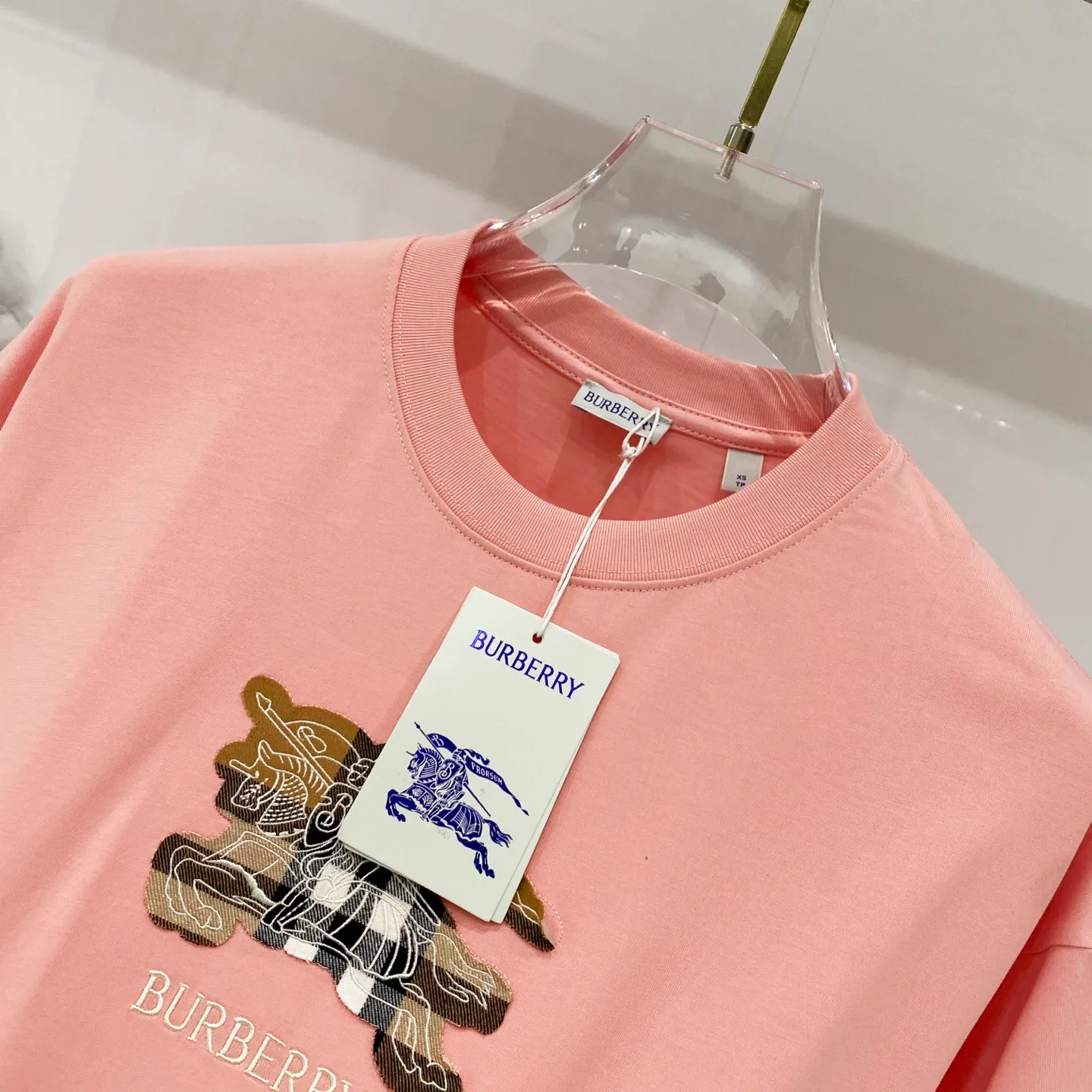 BURBERRY/ - 260 T 🛡️ 🪡 LOGO Quality 100 ％ Versatile Size:XS-L :Black. .Pink.Khaki